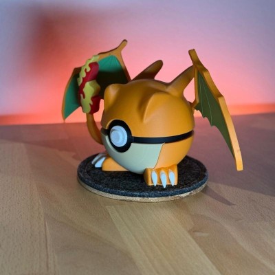 Dracaufeu 3D – Pokémon Légendaire Feu/Vol Collector | Farken3DPrint