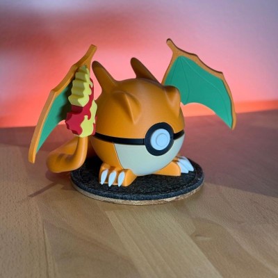 Dracaufeu 3D – Pokémon Légendaire Feu/Vol Collector | Farken3DPrint
