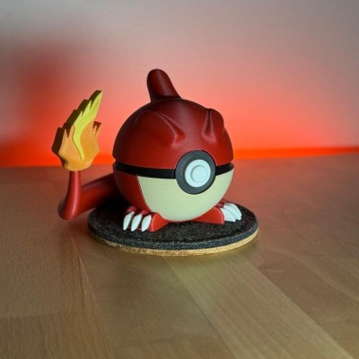 Pack Salamèche – Reptincel – Dracaufeu 3D | Évolutions Starter Feu | Farken3DPrint