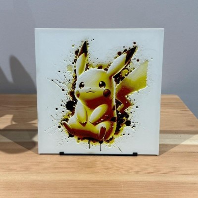 Tableau 3D Pikachu – Héros Électrique Pokémon | Farken3DPrint