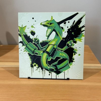 Tableau 3D Rayquaza – Pokémon Légendaire Céleste | Farken3DPrint