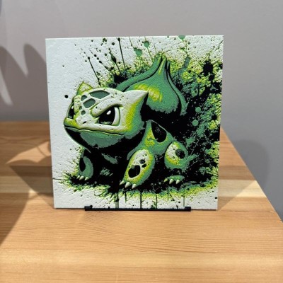 Tableau 3D Bulbizarre – Starter Naturel de Kanto | Farken3DPrint