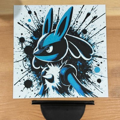 Tableau 3D Lucario – Pokémon Aura en Action | Farken3DPrint