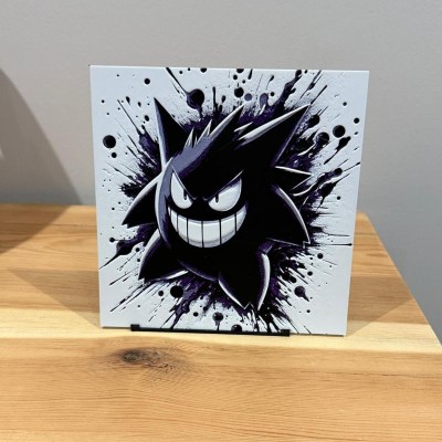 Tableau 3D Ectoplasma – Pokémon Spectre Malicieux | Farken3DPrint