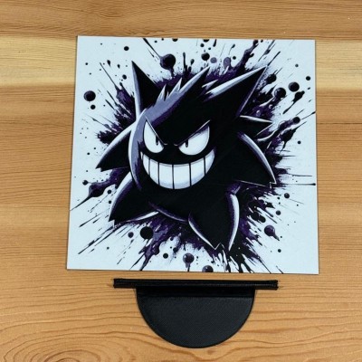 Tableau 3D Ectoplasma – Pokémon Spectre Malicieux | Farken3DPrint