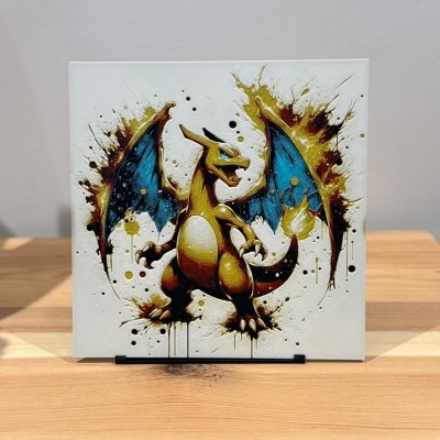 Tableau 3D Dracaufeu – Pokémon Feu Légendaire | Farken3DPrint