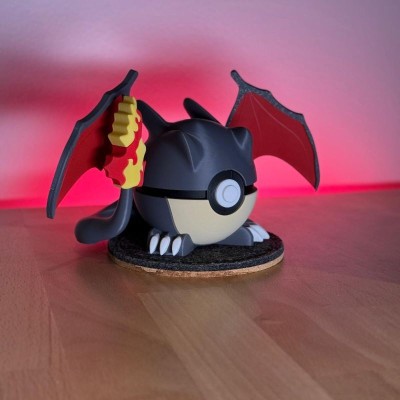 Dracaufeu Shiny 3D – Version Noire Collector Pokémon | Farken3DPrint