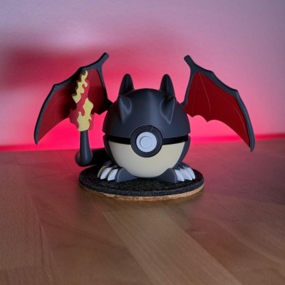 Dracaufeu Shiny 3D – Version Noire Collector Pokémon | Farken3DPrint