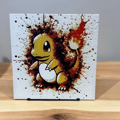 Tableau 3D Salamèche – Starter Feu de Kanto | Farken3DPrint