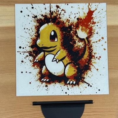 Tableau 3D Salamèche – Starter Feu de Kanto | Farken3DPrint