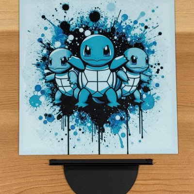 Tableau 3D Carapuce – Starter Eau de Kanto | Farken3DPrint