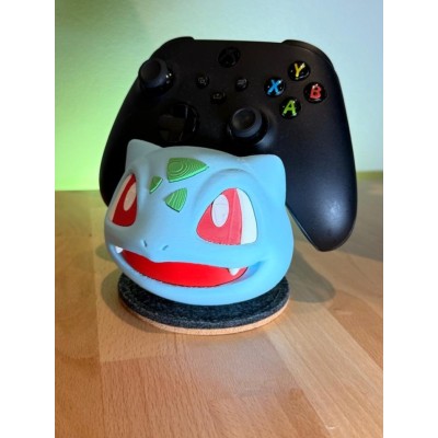 Support Manette Bulbizarre Impression 3D – Support Gaming Pokémon | Farken3DPrint