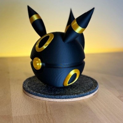 Noctali Gold 3D – Évolution Ténèbres d’Évoli | Farken3DPrint