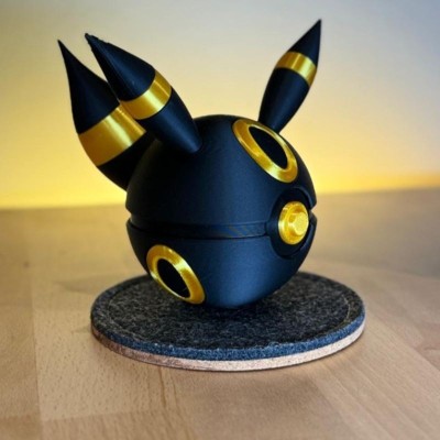 Noctali Gold 3D – Évolution Ténèbres d’Évoli | Farken3DPrint