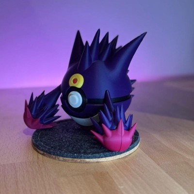 Méga-Ectoplasma 3D – Pokémon Spectre et Poison | Farken3DPrint