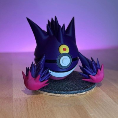 Méga-Ectoplasma 3D – Pokémon Spectre et Poison | Farken3DPrint