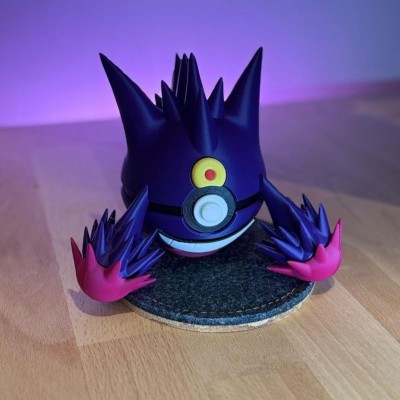 Méga-Ectoplasma 3D – Pokémon Spectre et Poison | Farken3DPrint