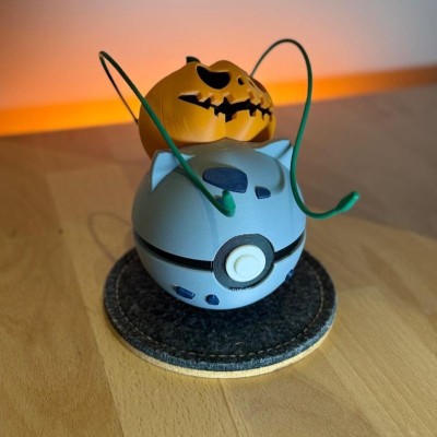 Bulbizarre Halloween 3D – Pokémon Plante et Poison | Farken3DPrint
