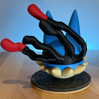 Méga-Lucario 3D – Pokémon Combat et Acier | Farken3DPrint