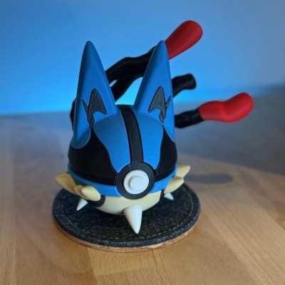 Méga-Lucario 3D – Pokémon Combat et Acier | Farken3DPrint