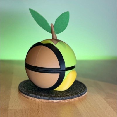 Tortipouss 3D – Pokémon Plante | Farken3DPrint
