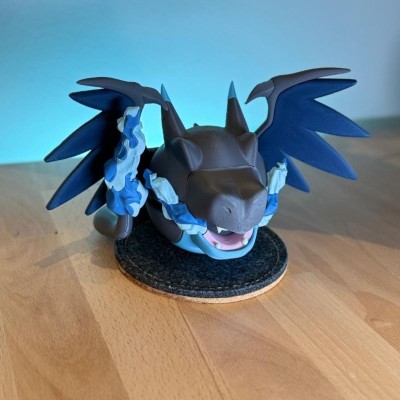 Méga Dracaufeu X 3D – Pokémon Feu | Farken3DPrint