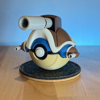 Méga Tortank 3D – Pokémon Eau | Farken3DPrint