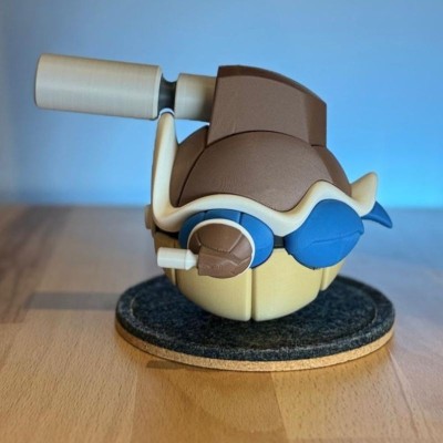 Méga Tortank 3D – Pokémon Eau | Farken3DPrint