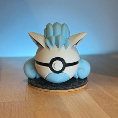 Goupix d’Alola 3D – Pokémon Glace | Farken3DPrint