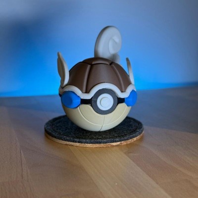 Pack Carapuce – Carabaffe – Tortank 3D | Starter Eau de Kanto | Farken3DPrint