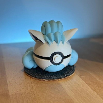 Goupix d’Alola 3D – Pokémon Glace | Farken3DPrint
