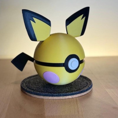 Pichu 3D – Pokémon Électrik | Farken3DPrint