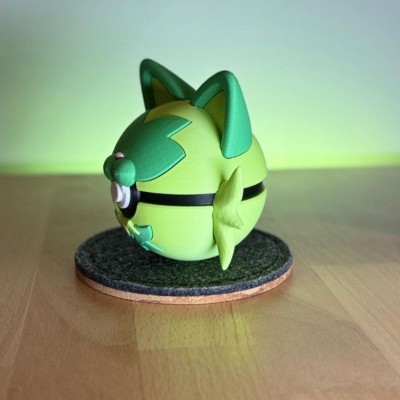 Poussacha 3D – Pokémon Plante | Farken3DPrint