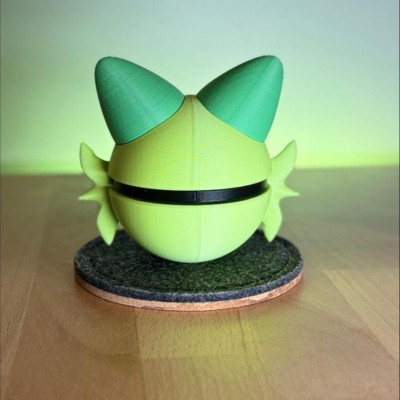 Poussacha 3D – Pokémon Plante | Farken3DPrint