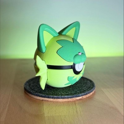 Poussacha 3D – Pokémon Plante | Farken3DPrint