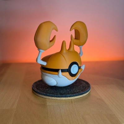 Krabby 3D – Pokémon Eau | Farken3DPrint