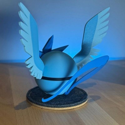 Artikodin 3D – Oiseau Légendaire Pokémon Glace/Vol | Farken3DPrint