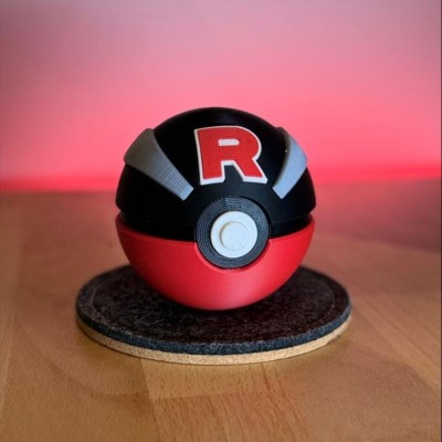 Team Rocket Super Ball 3D – Pokéball | Farken3DPrint