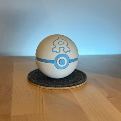 Team Aqua Ball 3D – Pokéball | Farken3DPrint