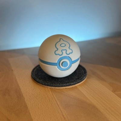 Team Aqua Ball 3D – Pokéball | Farken3DPrint