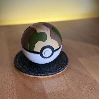 Safari Ball 3D – Pokéball | Farken3DPrint