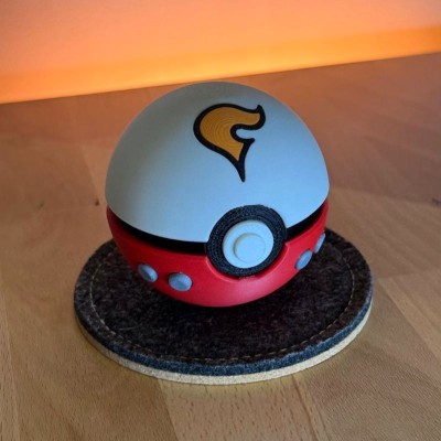 Team Flare Ball 3D – Pokéball | Farken3DPrint