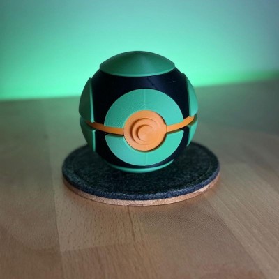 Sombre Ball 3D – Pokéball | Farken3DPrint