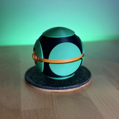 Sombre Ball 3D – Pokéball | Farken3DPrint