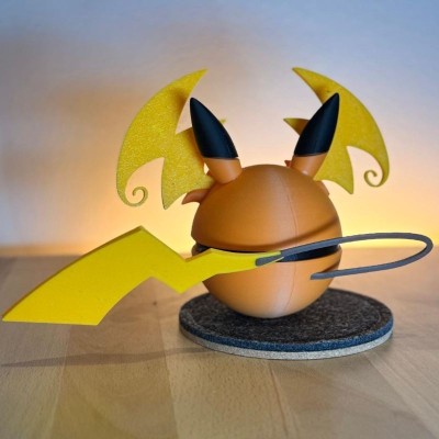 Méga Raichu Y 3D – Pokémon Électrik | Farken3DPrint