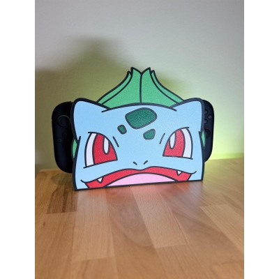 Façade Dock Nintendo Switch 2 Bulbizarre – Custom Pokémon en impression 3D | Farken3DPrint