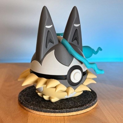 Méga Lucario Z 3D – Pokémon Combat et Acier | Farken3DPrint