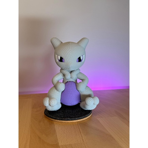 Figurine Mewtwo Crochet 16cm