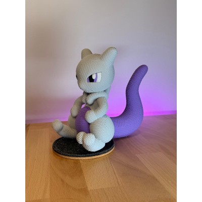 Mewtwo Version Crochet 3D – Pokémon Mythique | Farken3DPrint