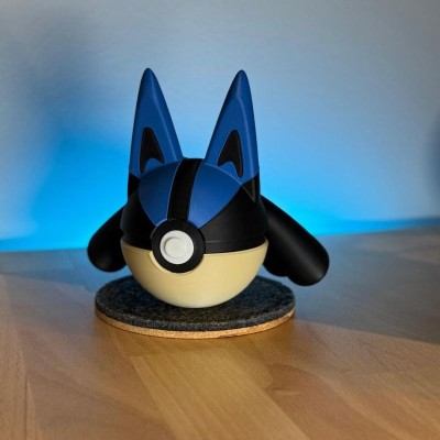 Lucario 3D – Pokémon Aura Puissant de Sinnoh | Farken3DPrint